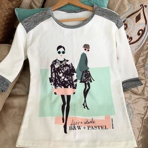 Zara Chic Catwalk Jeweled Top